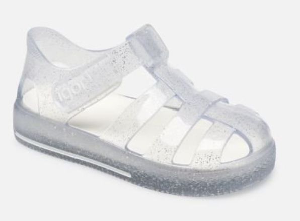 IGOR Watersandaaltjes Doorschijnend Glitter