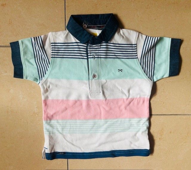 Nellblue Jongens Polo verde agua