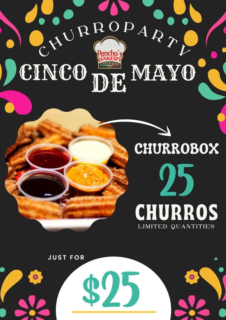 5 De Mayo Box - 25 Churros (4 Flavours)