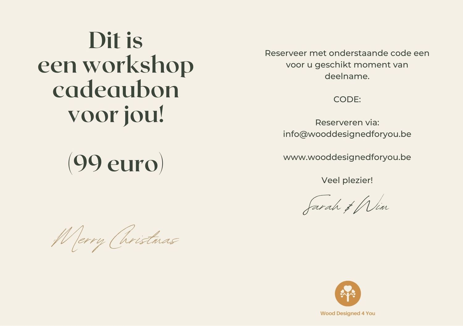 Workshop Cadeaubon - Houtdraaien voor beginners (1 Pers.)