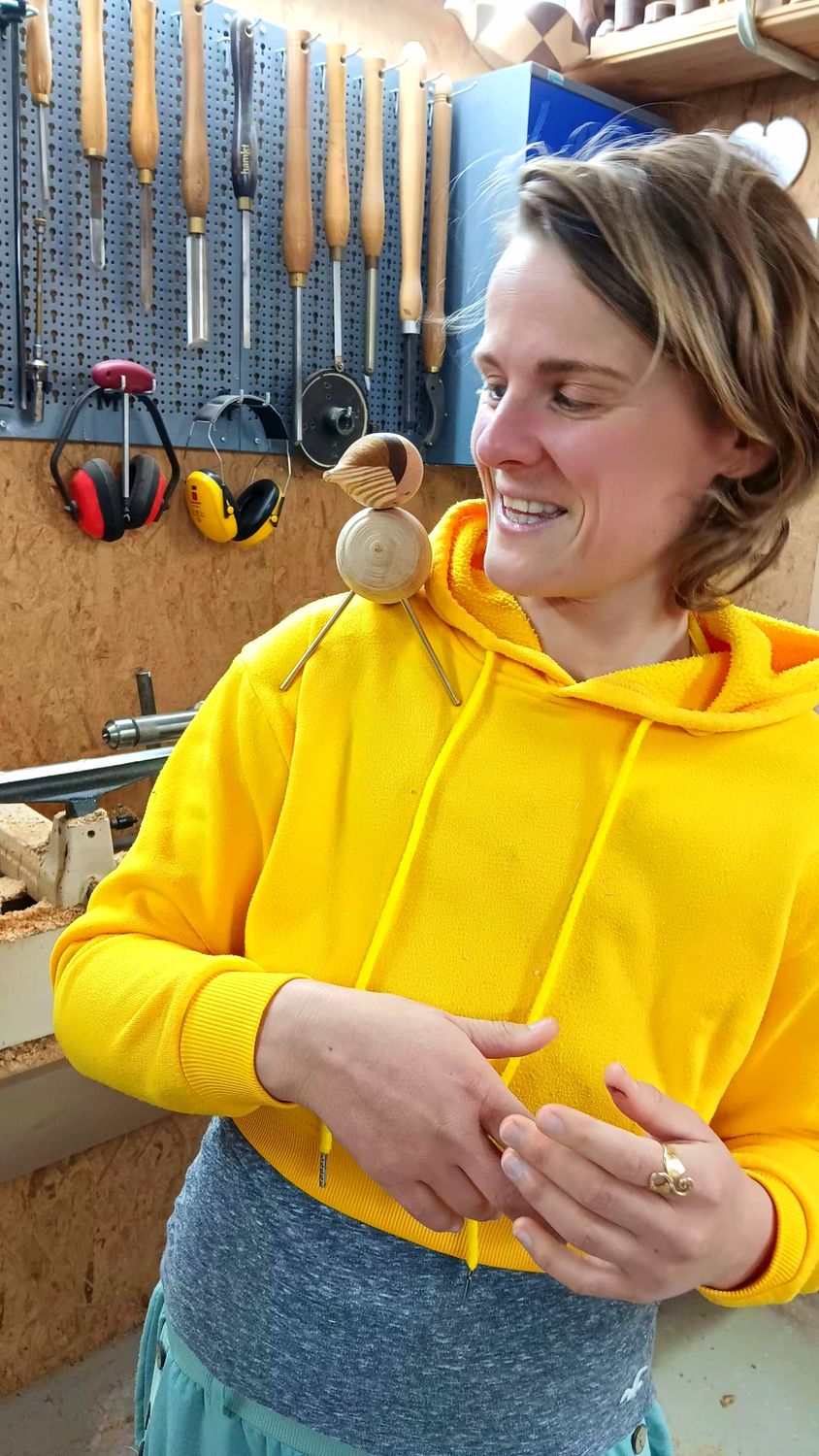 6/3/2026 van 18:00u - 21:00u / Workshop Houtdraaien voor beginners - Decoratieve Huisvogels