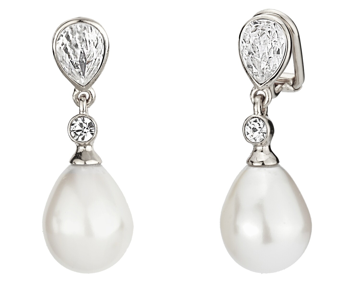 CLIP  RH.  WHITE PEARL 12X15.