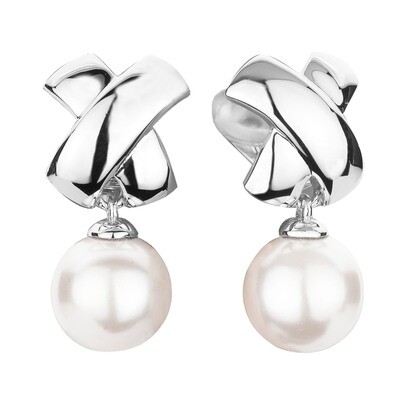 CLIPS WHITE PEARL. 14 MM