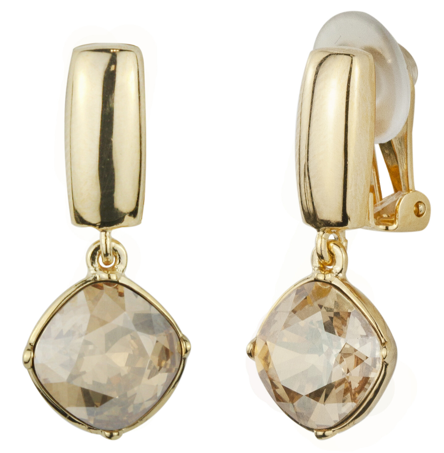 CLIP.  PENDANT.  GO.  CRYSTAL/GOLDEN SHAD.    30MM