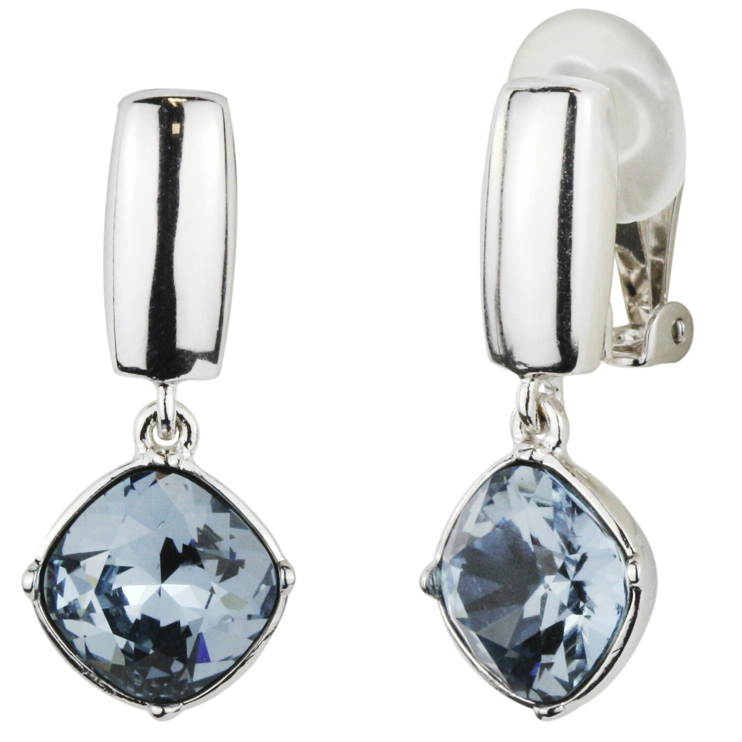CLIP.  PENDANT.  RH. CRYSTAL/DENIM BLUE.    30MM