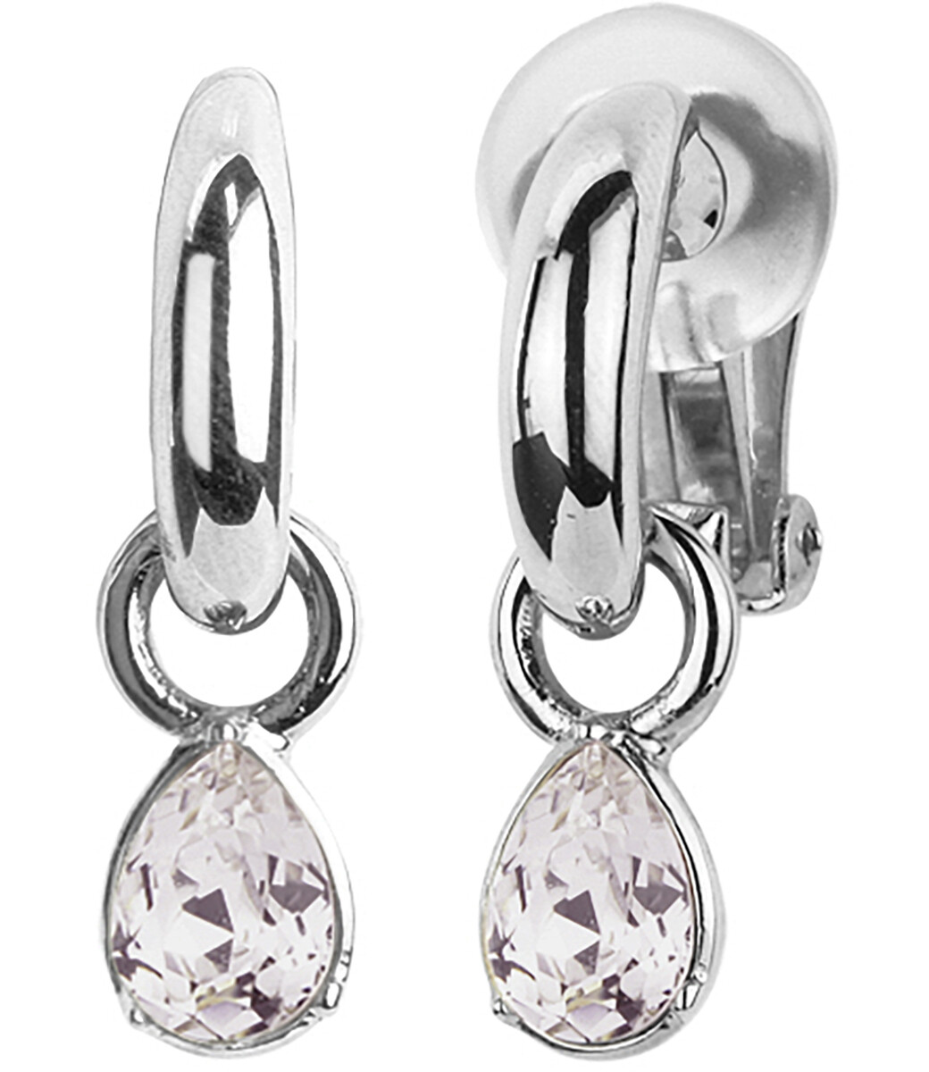 CLIP.    REMOVABLE PENDANT.  RH.  CRYSTAL/SMOKY MAUVE