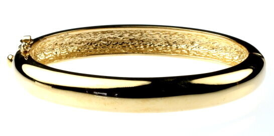 BRACELET. ESCLAVE.   GO.    WHIT LOCK.      70 MM