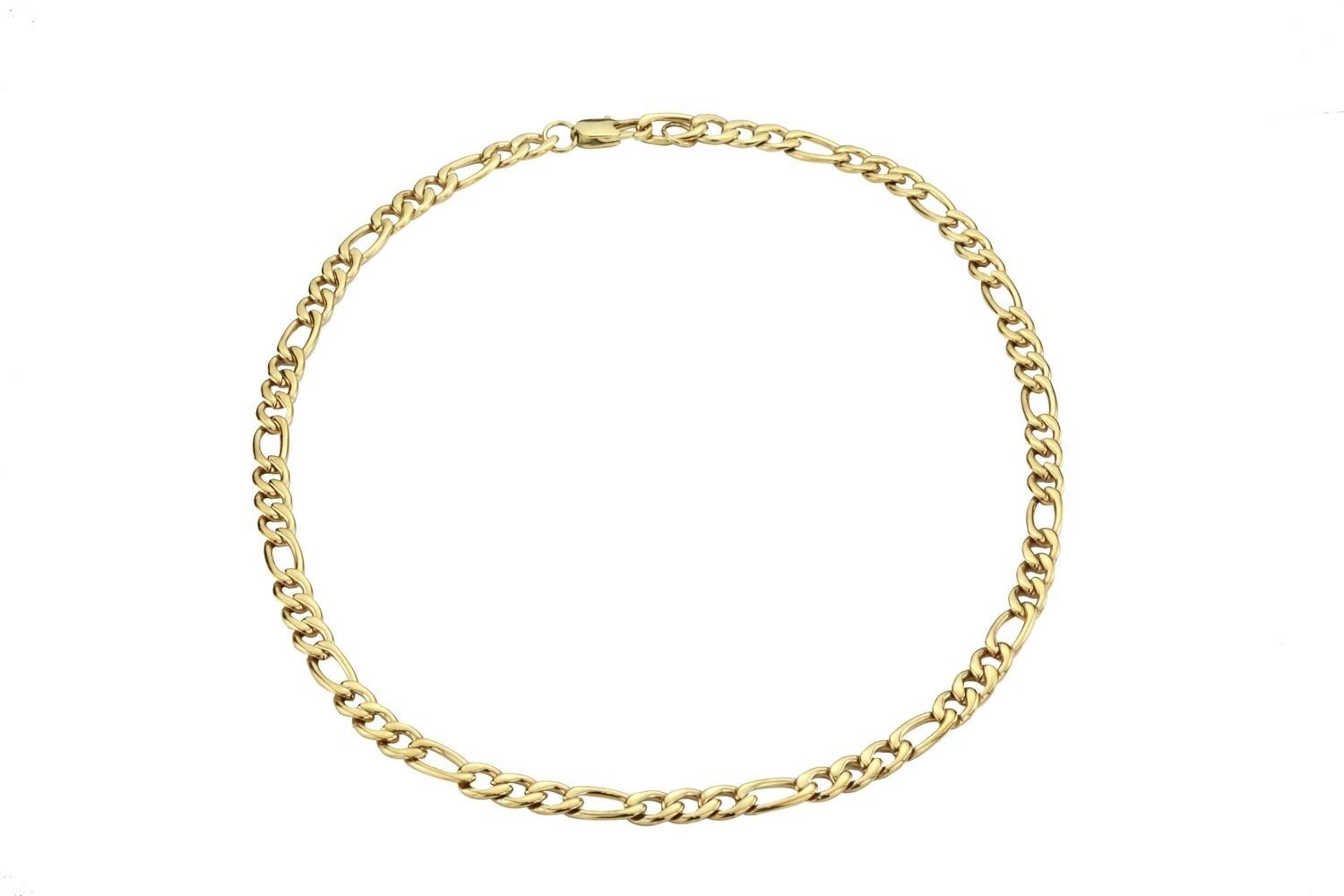 NECKLACE.   GO. STEEL.  45 CM