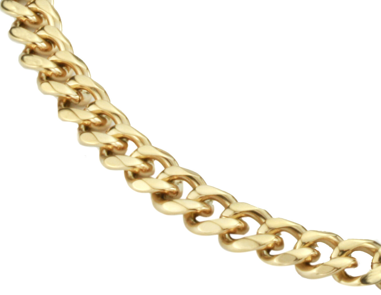 NECKLACE.      STEEL. GO. 55 CM