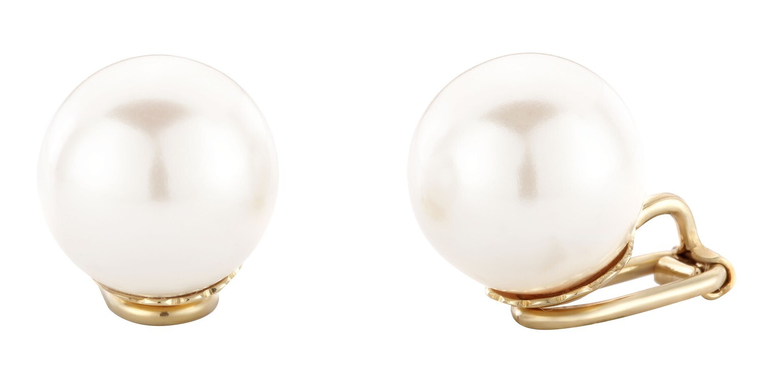 PEARL CLIP GO 16 MM WHITE PEARL