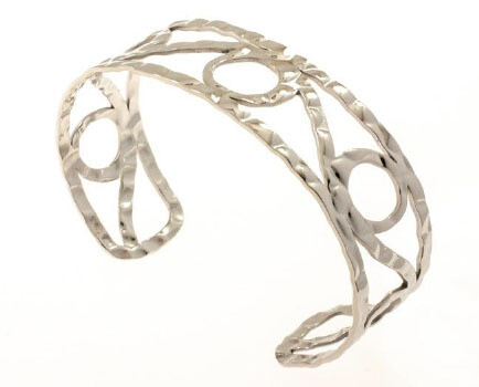 BANGLE.   PLATINA.   STEEL