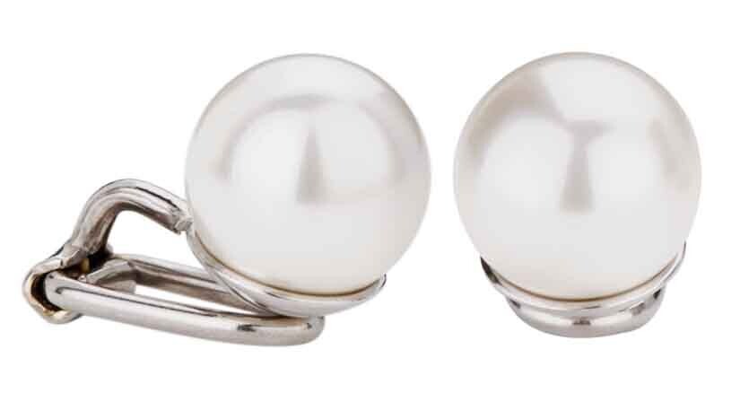 CLIP PEARLS.   RH.      6 MM