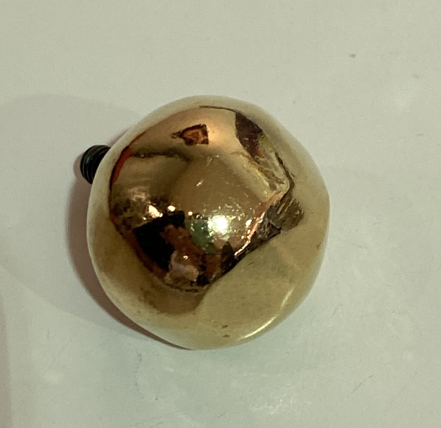 BALL.   22 MM.  METAL.    GOLD PLATED