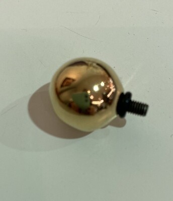 BALL 16 MM   METAL GOLD PLATED