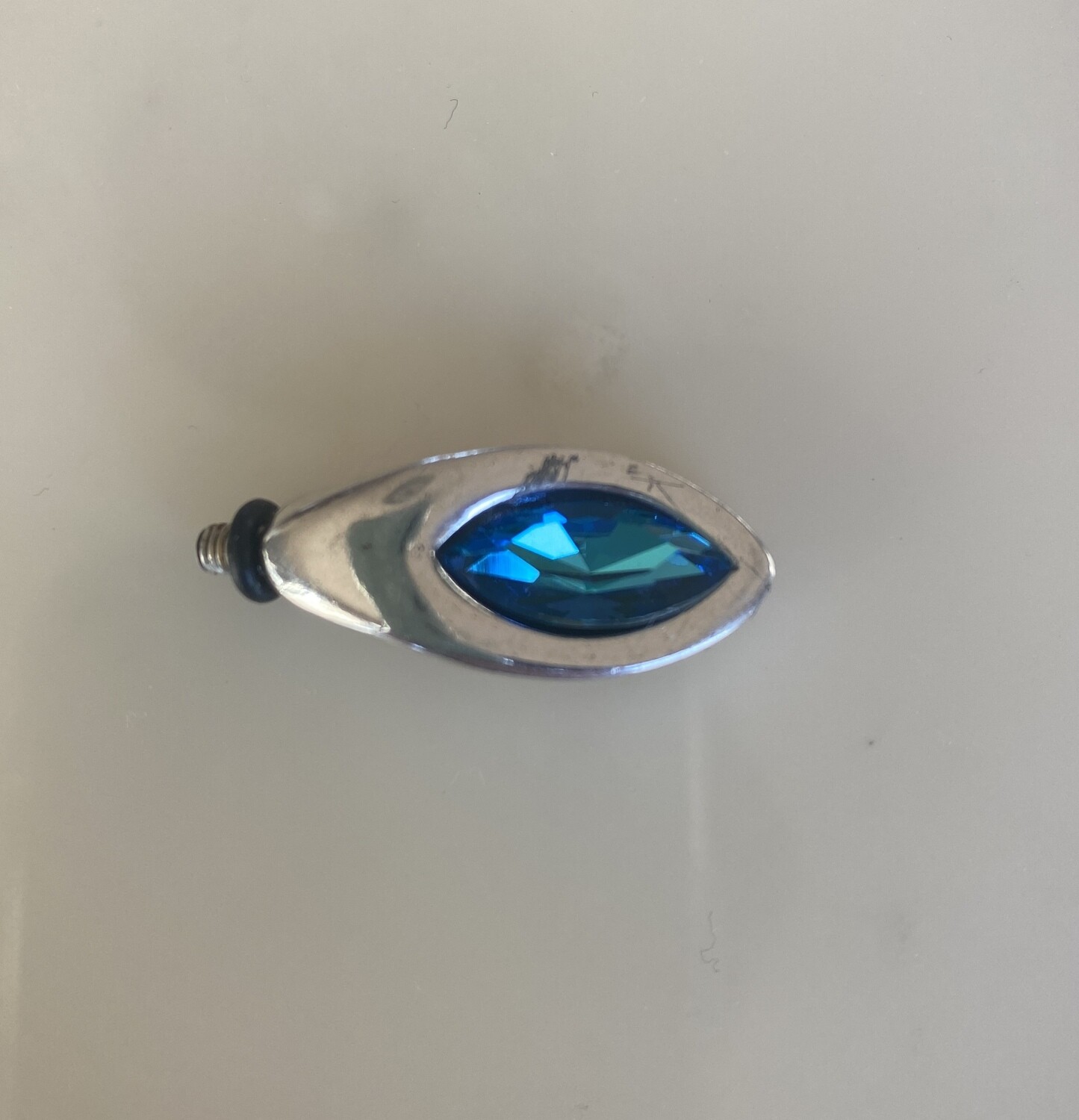 crystal blue for mini silver-plated bracelet