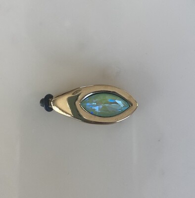 Crystal green for mini gold-plated bracelet
