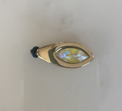 Crystal yellow for mini gold-plated bracelet