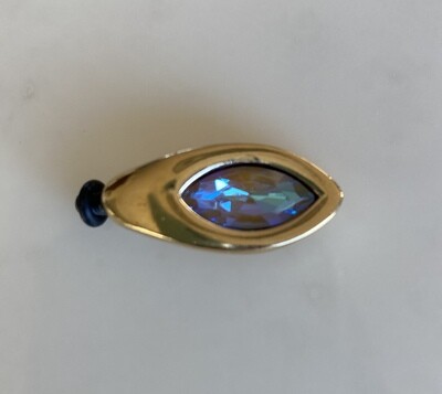 Crystal champagne for mini gold-plated bracelet