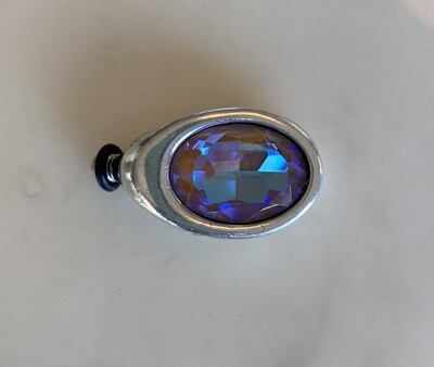 Crystal Champagne for Versatile silver-plated bracelet