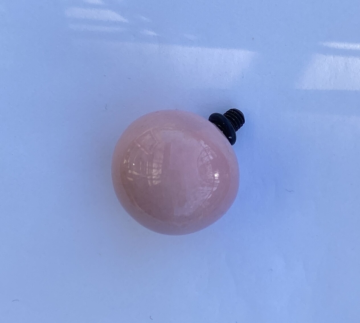 BALL 16 MM CERAMICK VIEUX ROSE