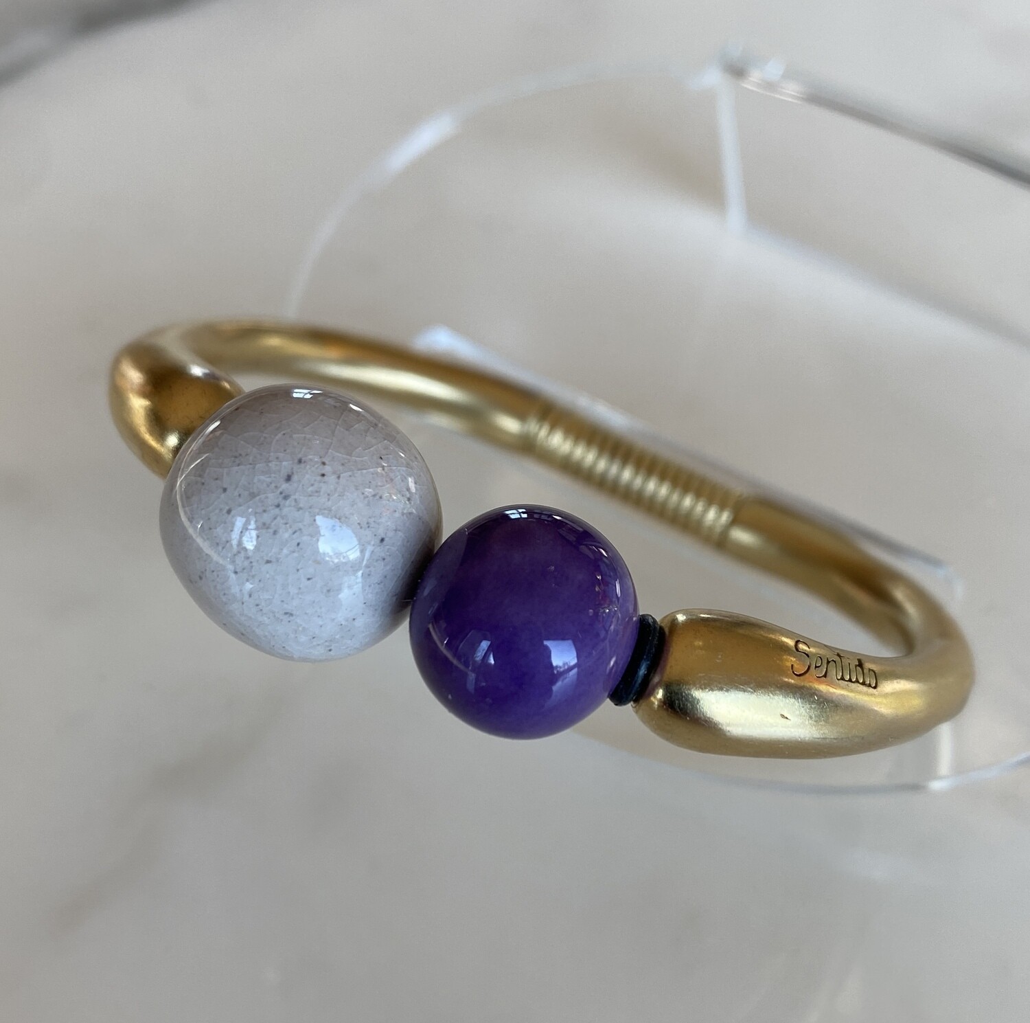 SENTIDO ARMBAND DOPPI VERGULD