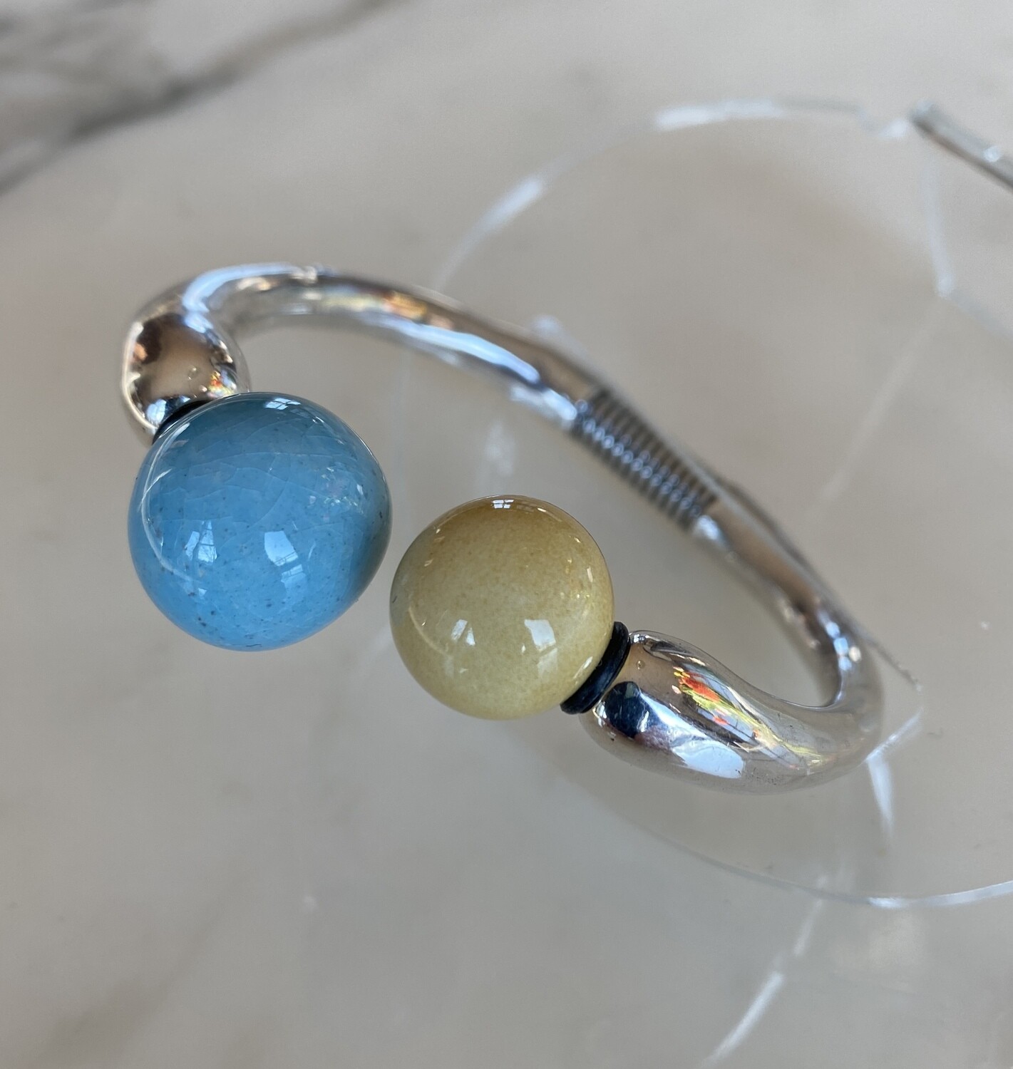 SENTIDO ARMBAND DOPPI VERZILVERD