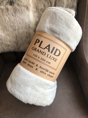 Plaid Grand Luxe Sable
