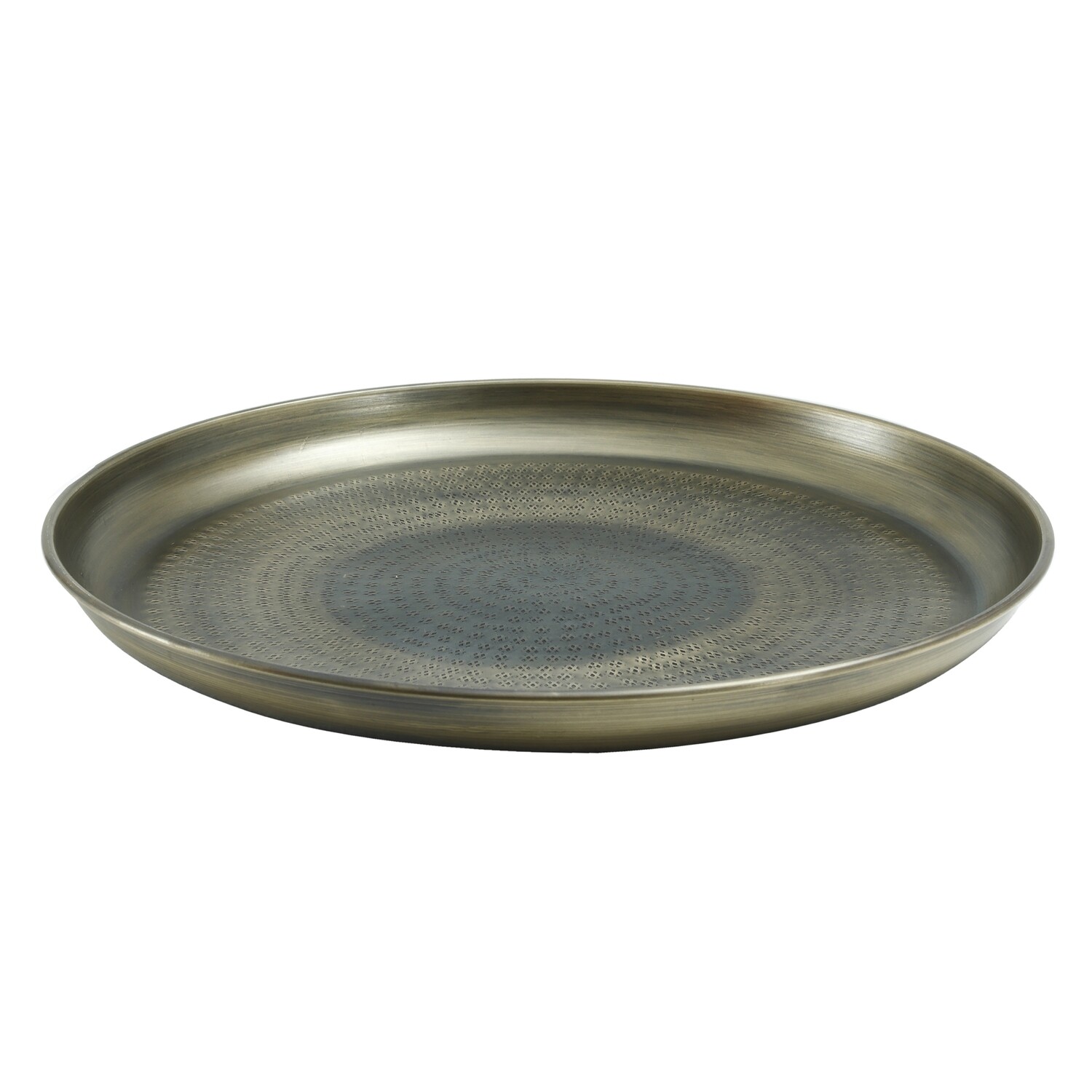 Lera Brass iron bowl with antique look round S