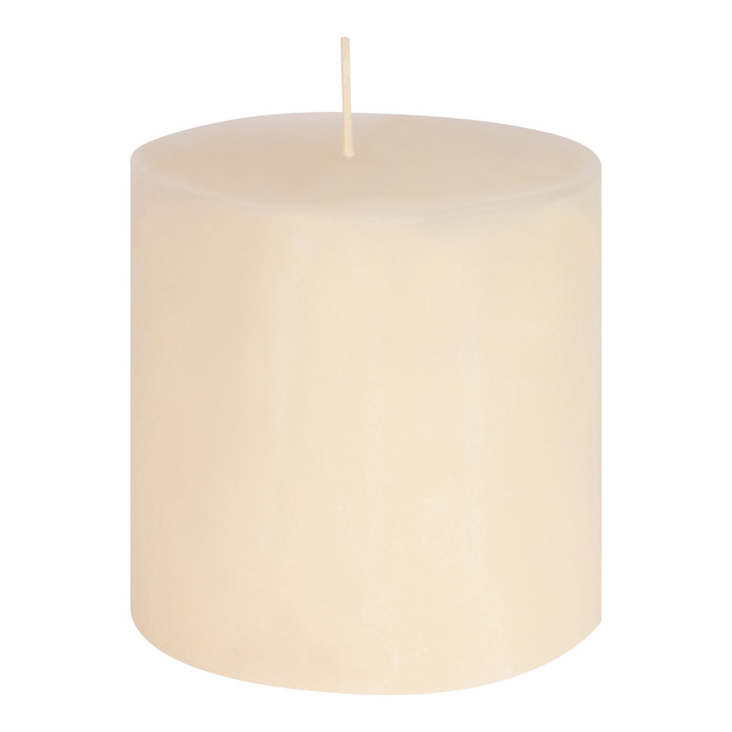 Rustieke kaars ecru