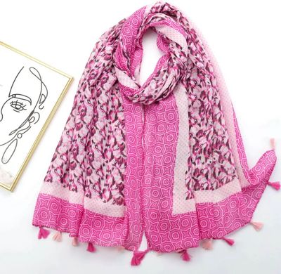 Sjaal fuchsia