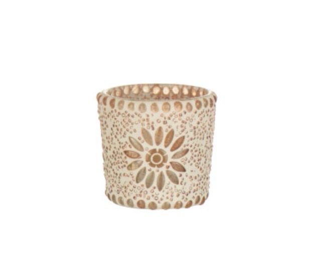 Kaarshouder Bram Glas Gespikkeld Small