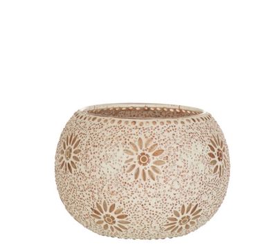 Kaarshouder Bram Glas Gespikkeld Large