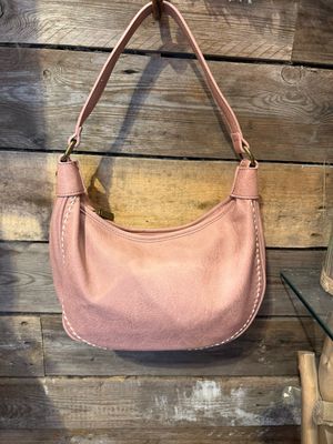 Handtas licht roze
