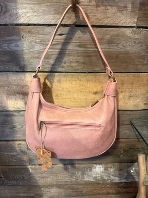 Handtas licht roze