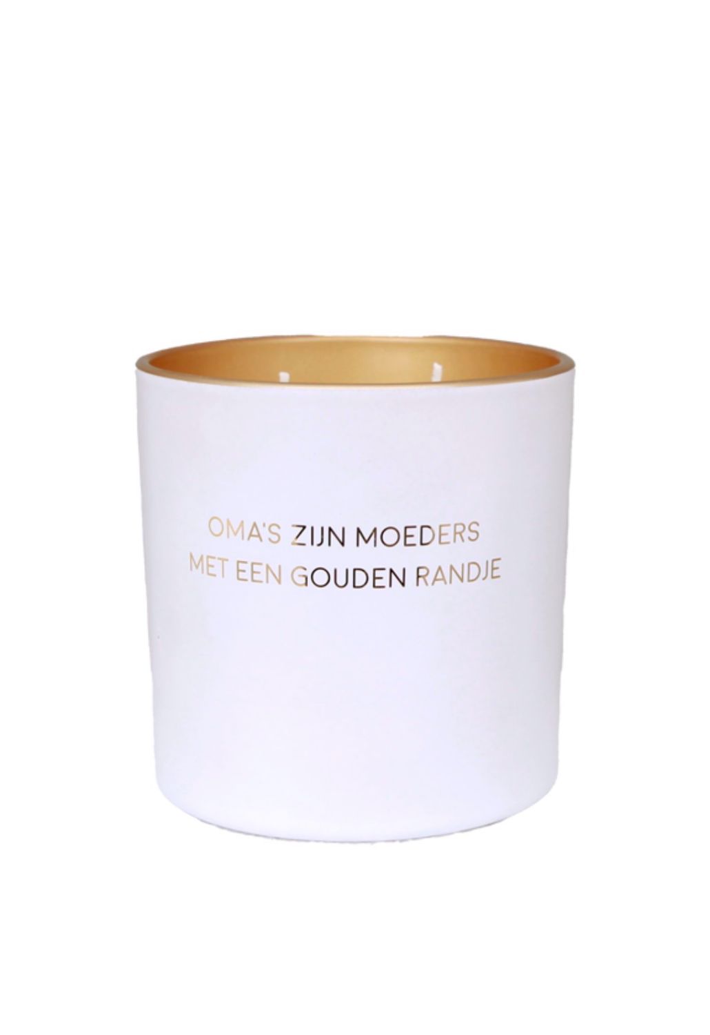 SOJAKAARS - OMA'S ZIJN MOEDERS MET EEN GOUDEN RANDJE - GEUR: FRESH COTTON