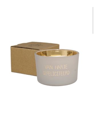 SOJAKAARS - VAN HARTE GEFELICITEERD - GEUR: AMBER'S SECRET