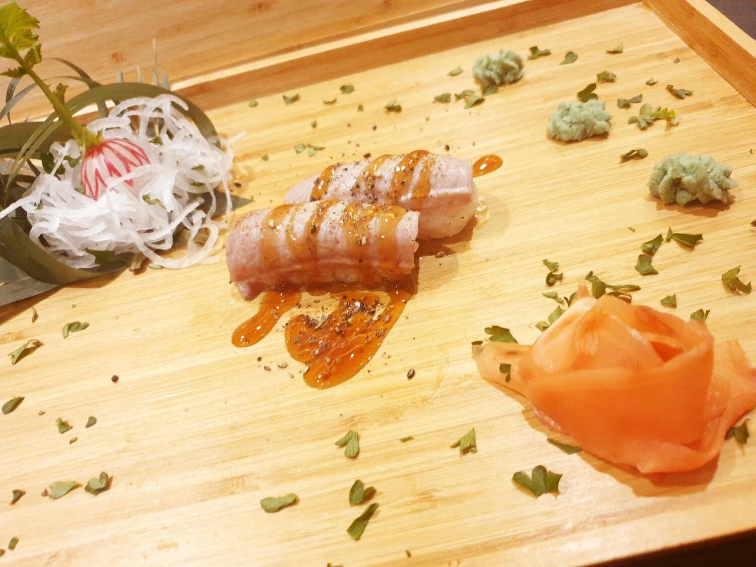 Sushi Thon flambé