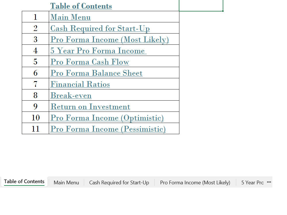 Excel - Z_Score, Due Diligence, Financial Templates and Credit Scoring Tools