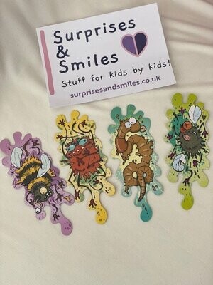 Squashed Bug Card Bookmark