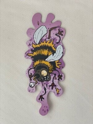 Squashed Bug Card Bookmark, Design: Bamboozled bee