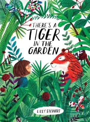 There is a tiger in the garden