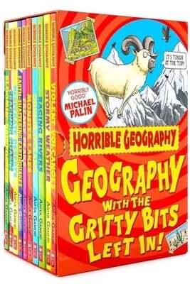 Horrible Geography With The Gritty Bits Left In Set Of 10 Books