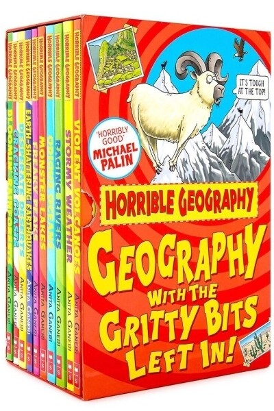 Horrible Geography With The Gritty Bits Left In Set Of 10 Books
