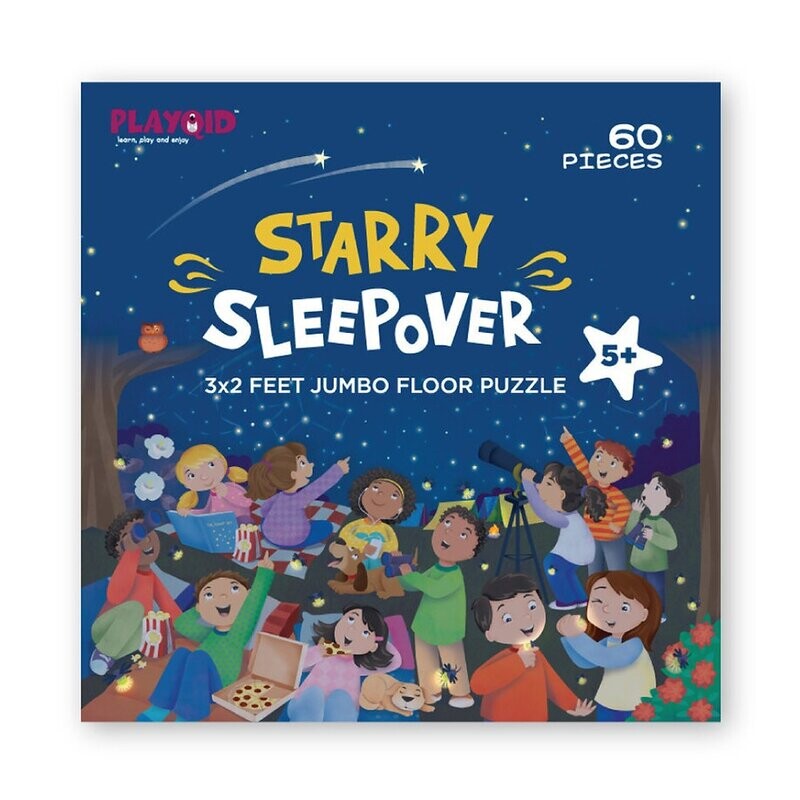 Starry Sleepover Jumbo Jigsaw Puzzle - 50 PIECES | 91.4 CM X 60.9 CM | AGE:5+