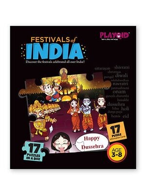 17 in 1 Festivals Of India Puzzles - 17 PUZZLES | AGE: 3-8