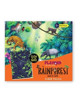 Rainforest Heart Of Earth - Glow In The Dark Puzzle - 72 PIECES | AGE:5+