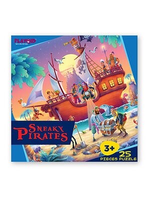 Sneaky Pirates Jumbo Puzzle - 25 PIECES | Size:56CM X 56CM | AGE:3+
