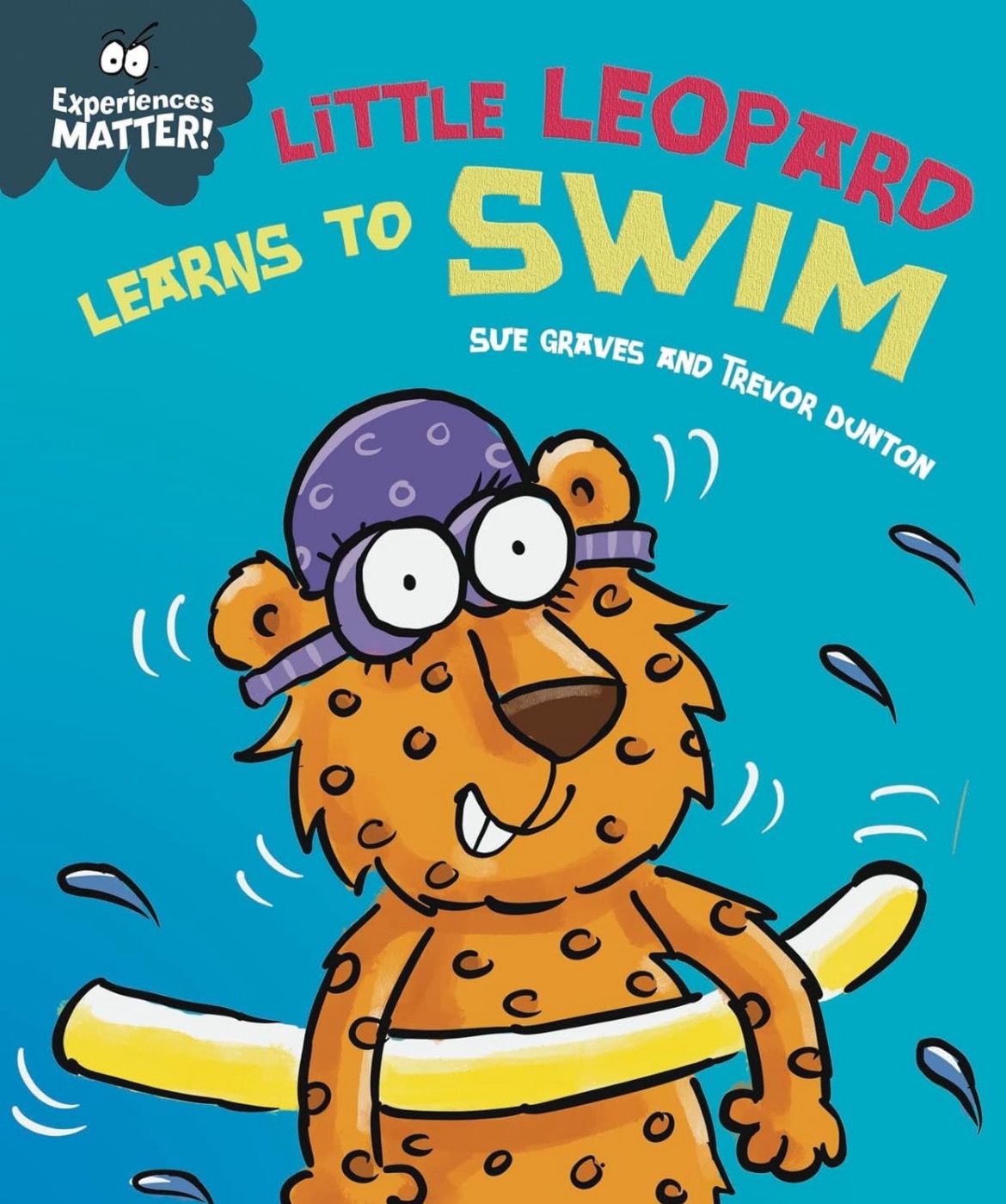 Little Leopard Learns To Swim