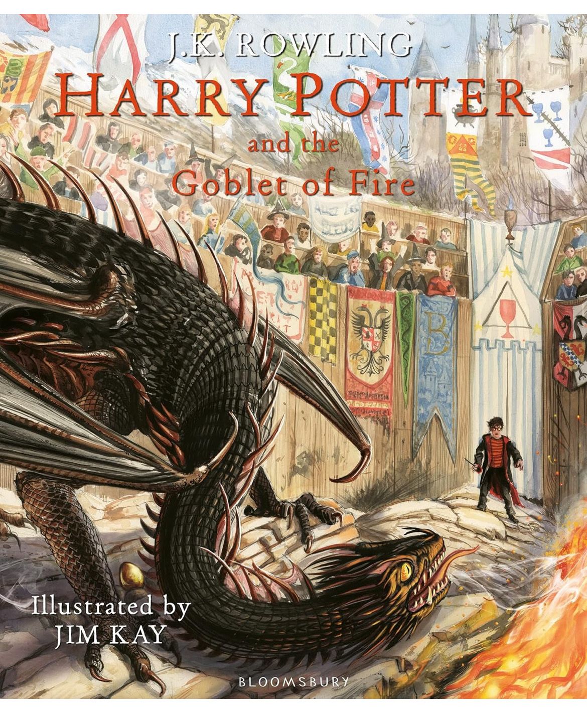 Harry Potter and the Goblet of Fire Illustrated Edition (Harry Potter 4)