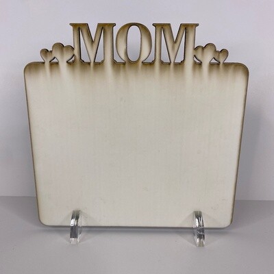 Custom Photo Word Board - Mom - Medium